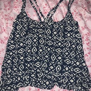 Patterned Crop Top